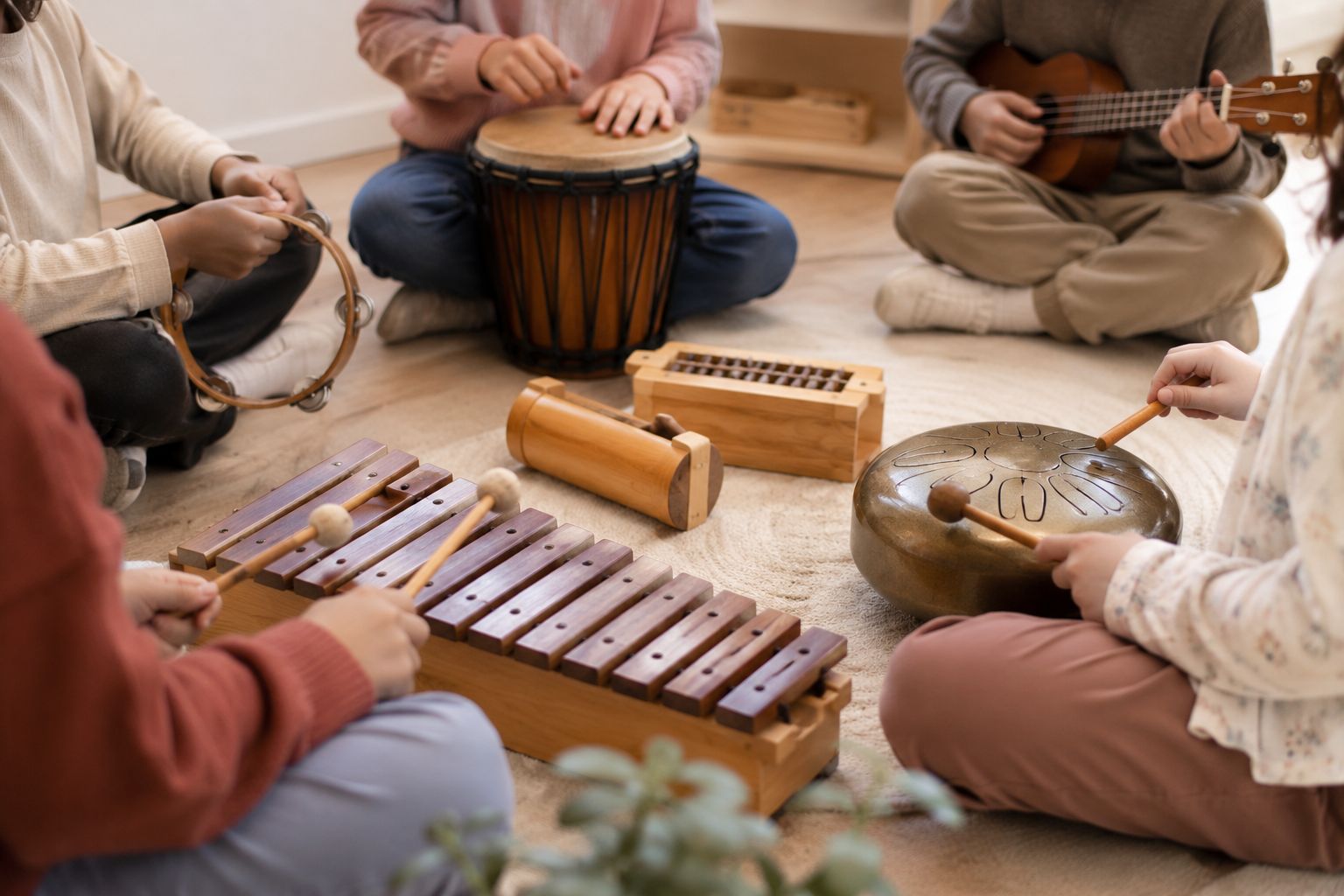 Scopri di più sull'articolo MUSICOTERAPIA DI GRUPPO PER BAMBINI